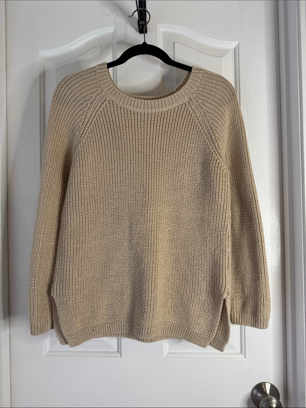 Forever 21 Beige Crewneck Knit Sweater
